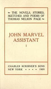 Tapa de John Marvel, assistant
