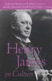 Tapa de Henry James on Culture