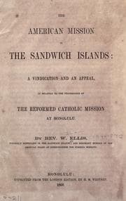 Tapa de The American mission in the Sandwich Islands