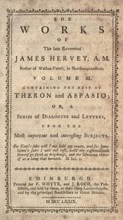 Tapa de The works of the late Reverend James Hervey, A.M