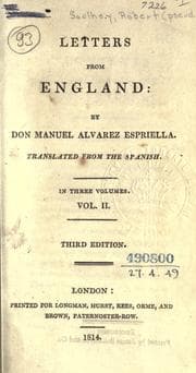 Tapa de Letters from England