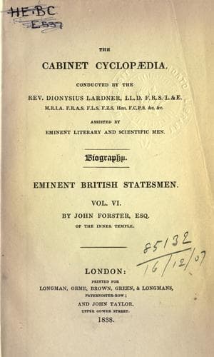 Tapa de Eminent British statesmen