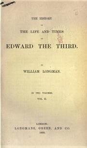 Tapa de The history of the life and times of Edward the Third