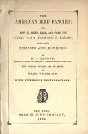 Tapa de The American bird fancier; or, How to breed, rear, and care for song and domestic birds
