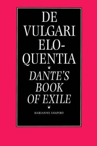 Tapa de De vulgari eloquentia