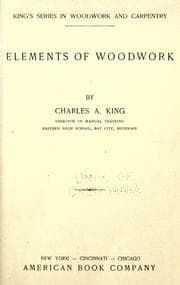 Tapa de Elements of woodwork