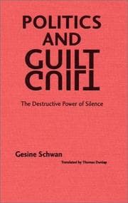Tapa de Politics and Guilt