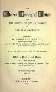 Tapa de The church-history of Britain