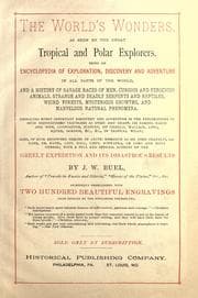 Tapa de The world's wonders as seen by the great tropical and polar explorers