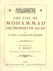Tapa de The life of Mohammad the prophet of Allah