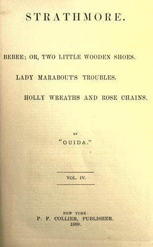 Tapa de Ouida, illustrated.