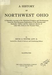 Tapa de A history of northwest Ohio