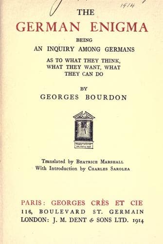 Tapa de The German enigma