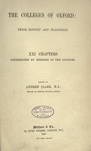 Tapa de The colleges of Oxford