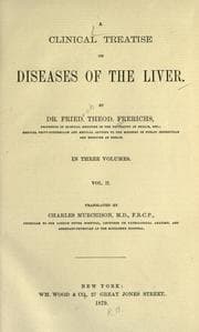 Tapa de A clinical treatise on diseases of the liver