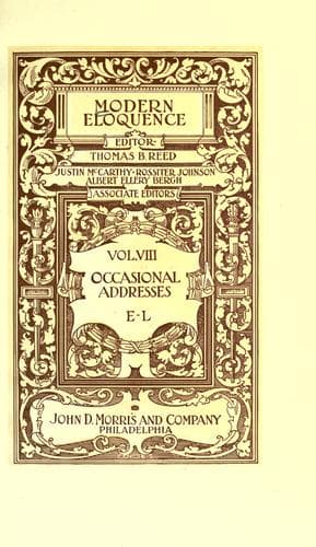 Tapa de Modern eloquence