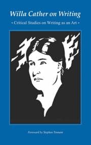 Tapa de Willa Cather on writing
