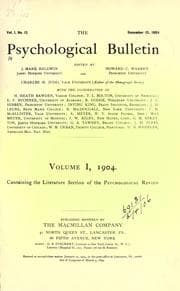 Tapa de Psychological bulletin
