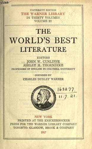 Tapa de The Warner library