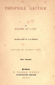 Tapa de Théophile Gautier