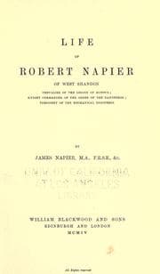Tapa de Life of Robert Napier of West Shandon