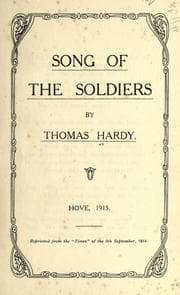 Tapa de Song of the soldiers