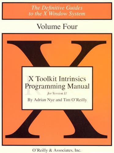 Tapa de X Toolkit Intrinsics Programming Manual