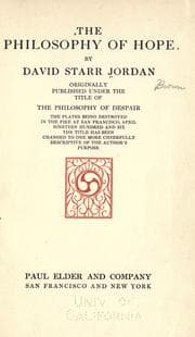Tapa de The philosophy of hope