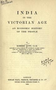 Tapa de India in the Victorian age