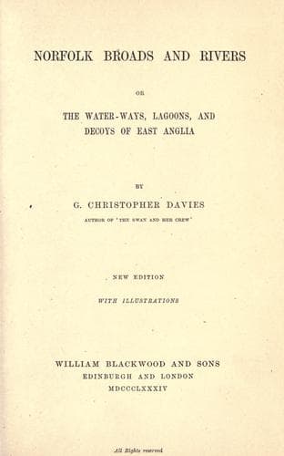 Tapa de Norfolk broads and rivers