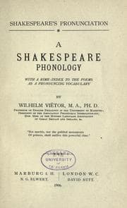Tapa de Shakespeare's pronunciation