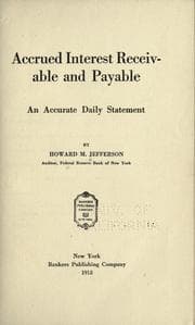 Tapa de Accrued interest receivable and payable