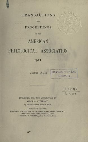Tapa de Transactions and proceedings.