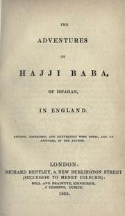 Tapa de The adventures of Haggi Baba, of Ispahan, in England