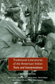 Tapa de Traditional Literatures of the American Indian