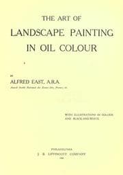 Tapa de The art of landscape painting in oil colour