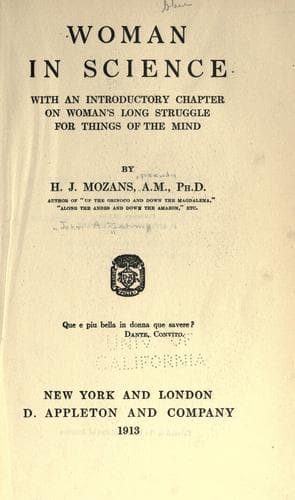 Tapa de Woman in science