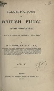 Tapa de Illustrations of British Fungi (Hymenomycetes), to serve as an atlas to the "Handbook of British Fungi"