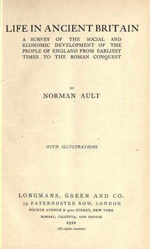 Tapa de Life in ancient Britain