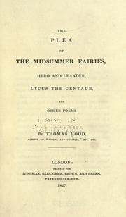 Tapa de The plea of the midsummer fairies