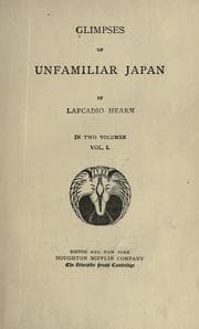 Tapa de Glimpses of unfamiliar Japan