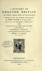 Tapa de A history of Greater Britain as well England as Scotland