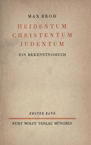 Tapa de Heidentum, Christentum, Judentum