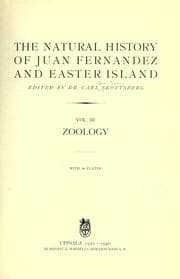 Tapa de The Natural history of Juan Fernandez and Easter Island