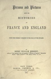 Tapa de Persons and pictures from the histories of France and England