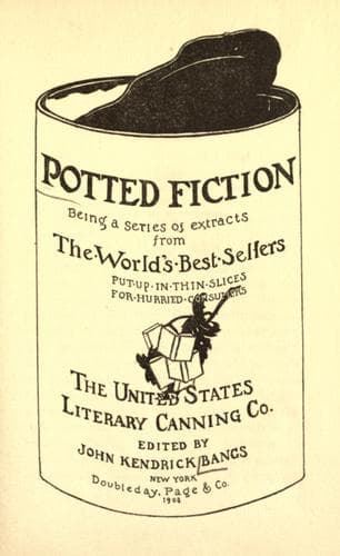 Tapa de Potted fiction