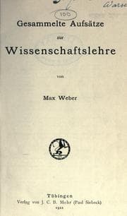 Tapa de Gesammelte Aufsätze zur Wissenschaftslehre