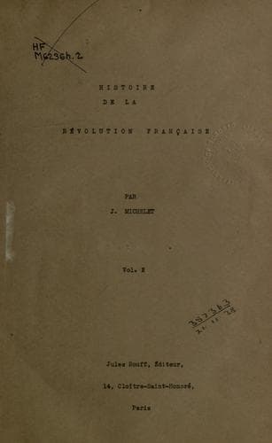 Tapa de Histoire de la R©Øevolution fran©ʻcais