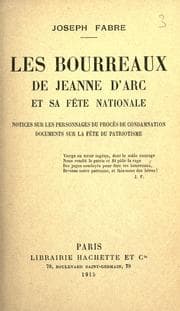 Tapa de Les bourreaux de Jeanne d'Arc et sa fête nationale