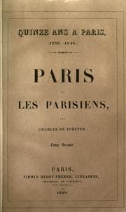 Tapa de Quinze ans à Paris, 1832-1848